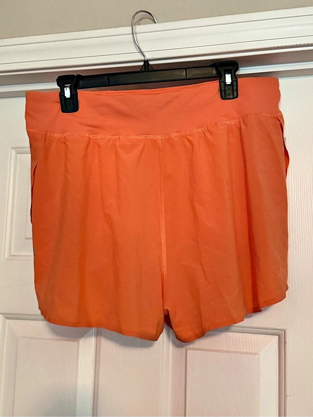 lululemon Fast and Free High-Rise Short 3" Orange - Picture 2 of 4